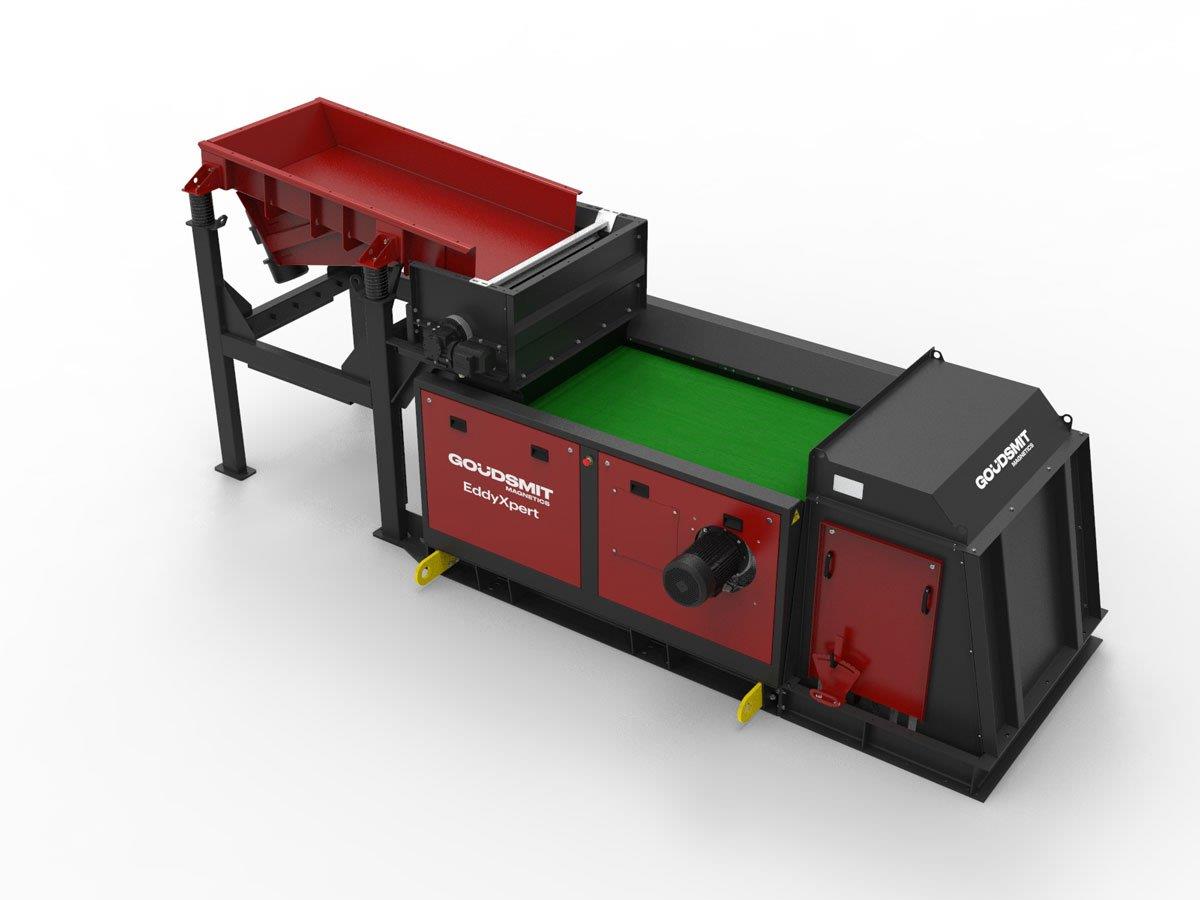 EddyXpert - Eddy current separators - 1000 mm - Goudsmit Magnetics