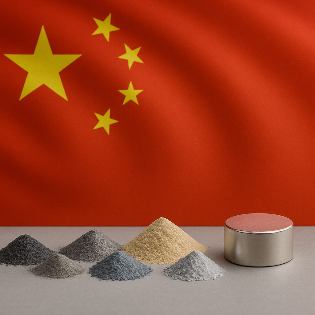 Nieuwe Chinese exportregels voor zeldzame aardmaterialen