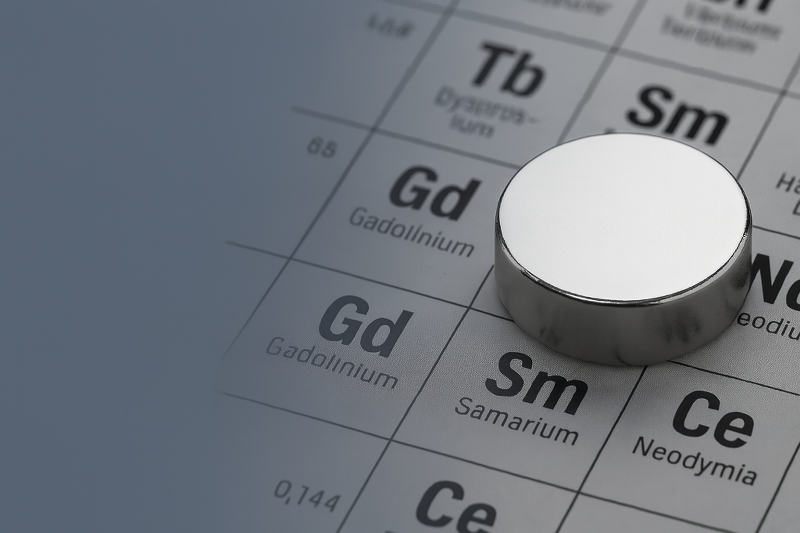 Export restrictions on rare earth metals for magnetic materials from China